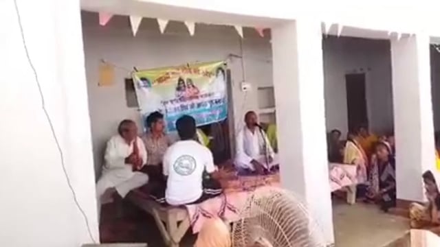 एकाढ़ा गांव में शिव गुरु आध्यात्मिक परिचर्चा का आयोजन