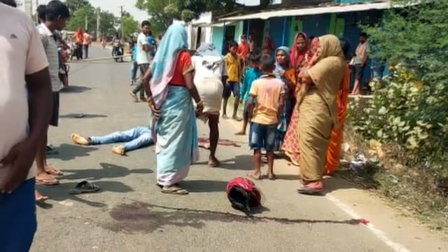 ट्रैक्टर ने मारी बाईक में ठोकर बाईक सवार एक की घटनास्थल पर ही  मौत एक गम्भीर रूप से जख्मी l 