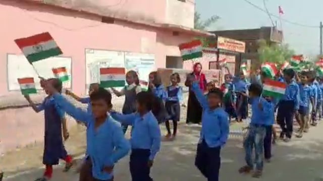 उर्दू मध्य विद्यालय बहुआरा में मनाई गई वीर कुंवर सिंह की विजयोत्सव दिवस