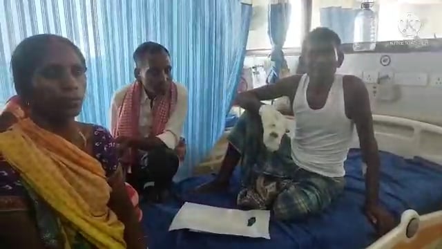 गिरीयक : थ्रेसर से गेहूँ झारनें के दौरान किसान हुआ घायल