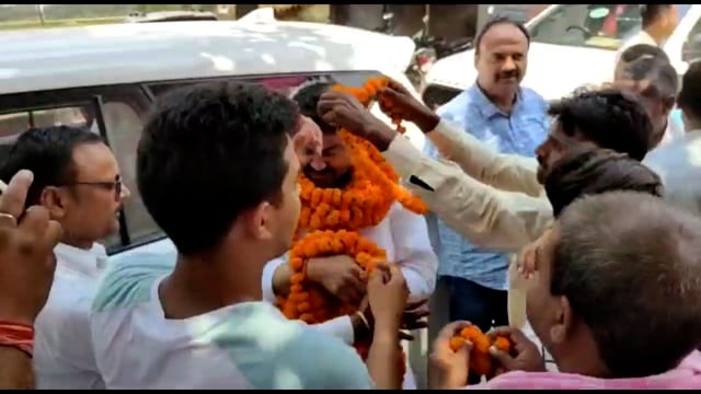 बिंद में केन्द्रीय गृह राज्य मंत्री अजय कुमार मिश्रा का किया गया भव्य स्वागत