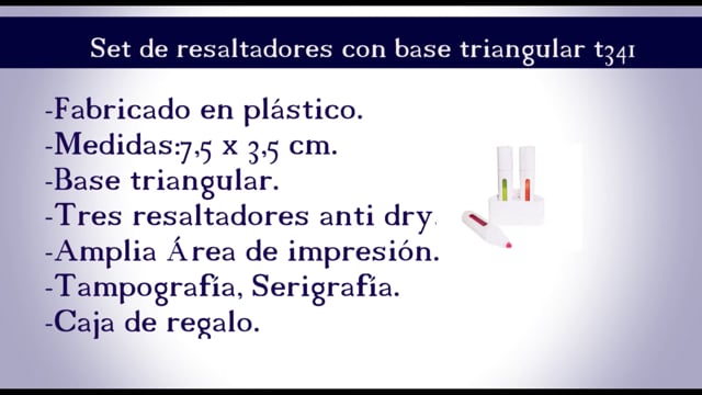 Stocksur - SET RESALTADOR TRIANGULAR