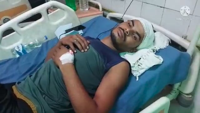 जमीनी विवाद को लेकर हुई मारपीट में युवक हुआ जख्मी , अस्पताल में कराया गया भर्ती