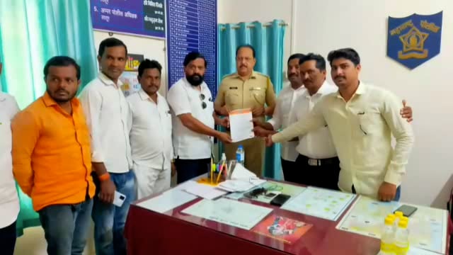 मशिदीवरील अनधिकृत भोंग्यावर तात्काळ कारवाई करण्याची मनसेची उपविभागीय पोलीस अधिकारी डॅनियल बेन यांच्याकडे मागणी