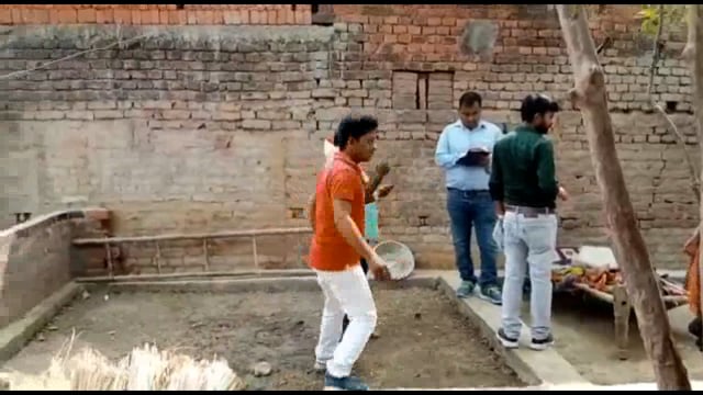 चंडी प्रखंड में निर्माणाधीन पीएम आवास का बीडीओ ने किया निरीक्षण