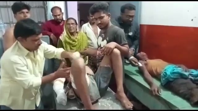 अमरपुर :रायपोखर के समीप हवा भरने वाला  कंप्रेशर मशीन फटने से दो युवक गम्भीर .रूप से घायल गम्भीर अवस्था में भागलपुर रेफर 