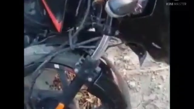 गोंडा बिग ब्रेकिंग सिगहा चंदा में आमने-सामने दो बाइक सवार में हुई दोनों ही हुए चोटिल