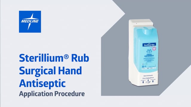 Product video: Sterillium Rub Surgical Hand Antiseptic - STRLMRUB1000