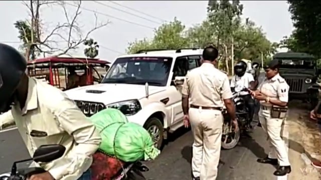 लछुआड़ थाने के पुलिस ने चलाया सघन वाहन चेकिंग अभियान,वाहनों चालकों में मचा रहा हड़कंप