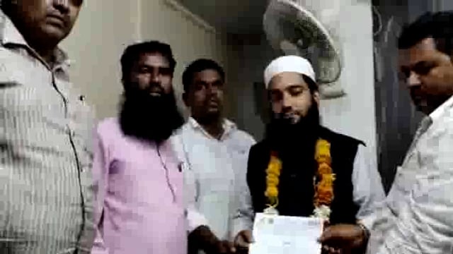 एमआयएम पक्षाच्या उदगीर शहर स्टार प्रचारक पदी मौलाना अजीज पटेल यांची नियुक्ती