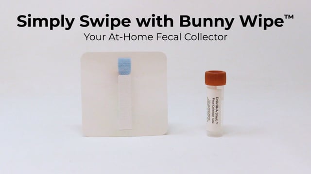 Bunny Wipe Fecal Sample Collector
