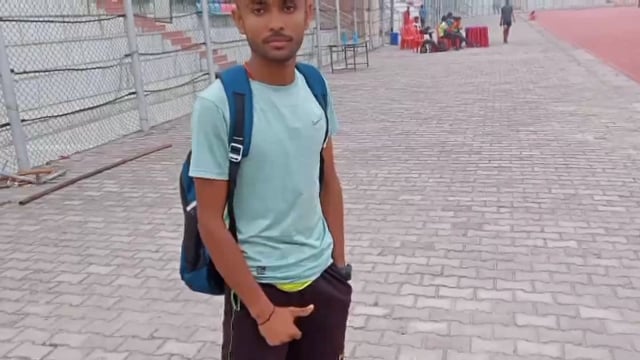 फतेहपुर गांव के टाइल्स मिस्त्री के पुत्र मिथुन का चयन 3000 मीटर दौड़ के लिए नेशनल एथलेटिक्स चैंपियनशिप में हुआ 