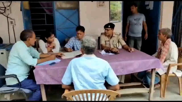 अंचलाधिकारी के नेतृत्व में बिंद थाना में लगाया गया जनता दरबार