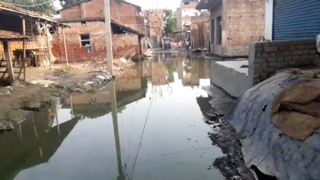 पहली बारिश ने खोली नगर पंचायत की पोल, सड़कों पर जगह-जगह हुआ जल भराव