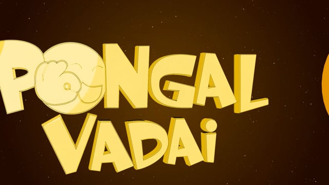 Pongal Vadai - Logo Animation