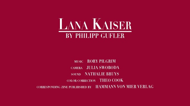 Lana Kaiser [Trailer] by Philipp Gufler, 2020