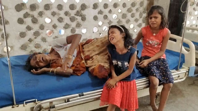 दुखा टोला में कलियुगी पोता नें दादी के साथ किया मारपीट, अस्पताल में भर्ती