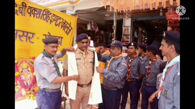 महाराजा देवी बक्श सिंह इंटर कॉलेज बेलसर के स्काउट दल ने लगाया प्याऊ शिविर।