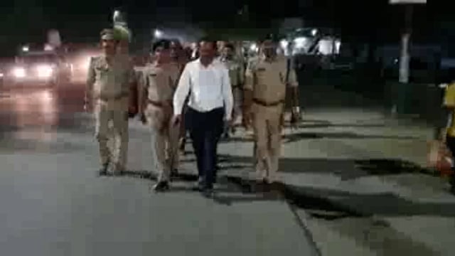 अपराध एंव अपराधियों पर नियंत्रण को लेकर फूट पेट्रोलिंग 