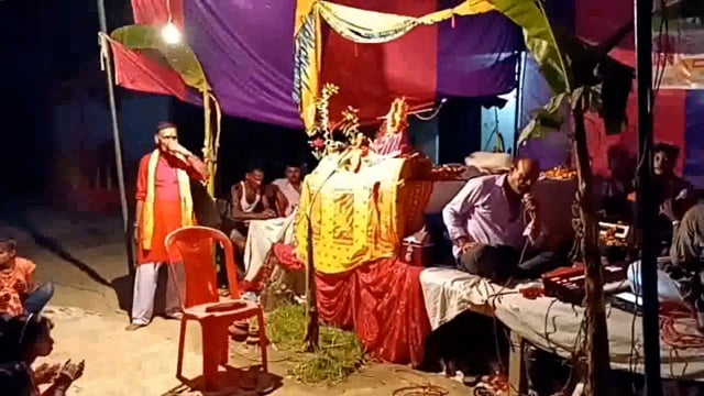 महमूदाबाद के सरैया बलदेव सिंह गांव में सात दिवसीय भागवत कथा का आयोजन समापन पर जगराते का भी कार्यक्रम हुआ