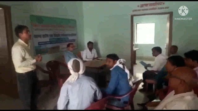 सिरदला के ई किसान भवन में सूक्ष्म सिंचाई को लेकर किसानों को दिया गया प्रशिक्षण