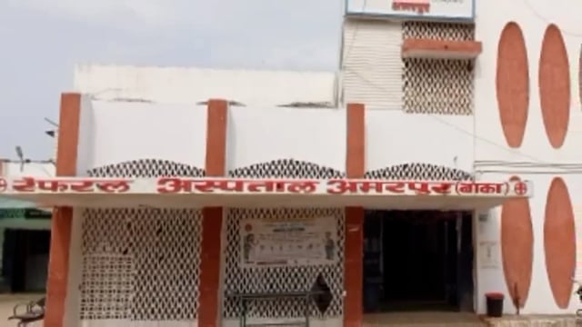 बंगाली टोला के समीप तेज आंधी और धूल की चपेट में आने से बाइक सवार गिरकर हुआ जख्मी 