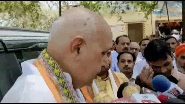 लखीमपुर खीरी (यूपी) विधानसभा सदस्य सूर्यप्रताप शाही पहुचे लखीमपुर खीरी, कहा उपद्रवियों के विरूध जारी है कार्यवाई