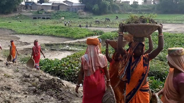 मनरेगा के तहत मजदूरों को मिल रहा है लाभ पंचायत के लोगों को खुशी माहौल
मुखिया प्रतिनिधि हरेराम यादव के द्वारा काम मिल रहा