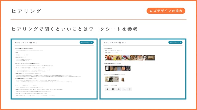 ロゴデザインの流れ
