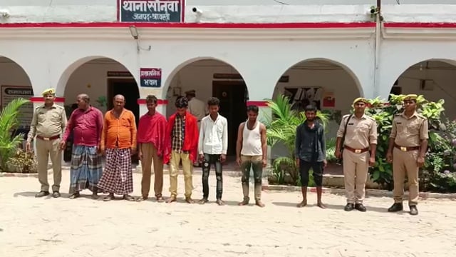 जमुनहा राजस्व टीम पर हमला व बलवा करने वाले 7 अभियुक्त गिरफ्तार