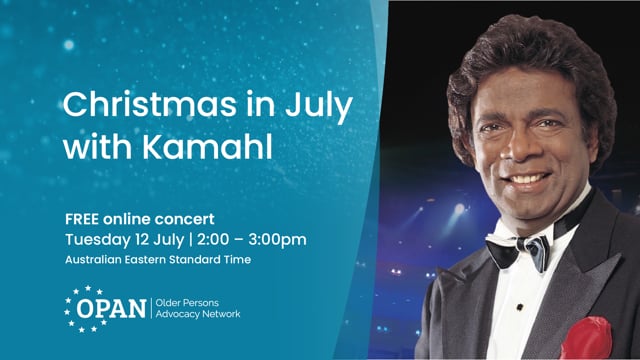 Christmas in July with Kamahl