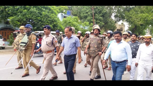 रामसनेही घाट: जुमे की नमाज़ को लेकर पुलिस अलर्ट