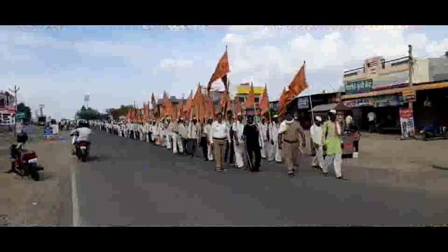 संत मुक्ताई ची पालखी देऊळगाव राजा शहरात