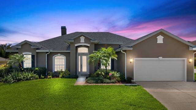 Indoor drone tour video