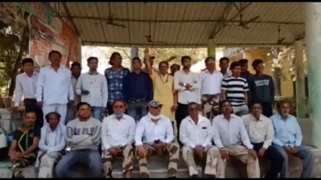 ललितपुर बुंदेलखंड विकास सेना ने भ्रष्टाचार को लेकर किया प्रदर्शन