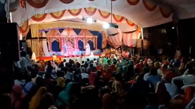 श्री नरसिंह मंदिर पर रासलीला का आयोजन,भक्त ले रहे हैं धर्म लाभ