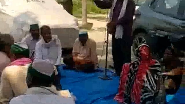 सिद्धार्थनगर जिले के बांसी मे भारतीय किसान यूनियन संघ लगाया पंचायत 