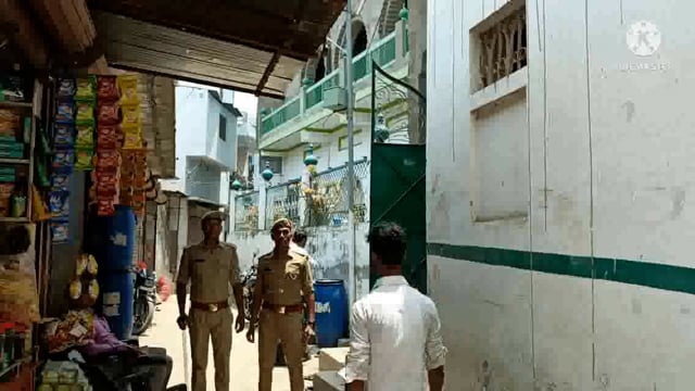 जुमे की नमाज को लेकर सराय अकिल पुलिस अलर्ट