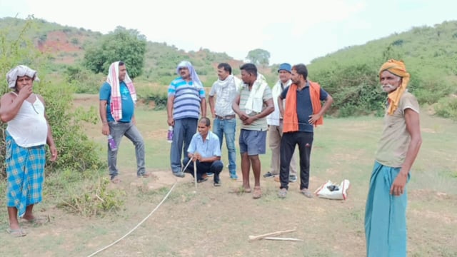 चानन  : संग्रामपुर पंचायत के खिरियाघाटी में बनेगा पंचायत स्तरीय कचडा संग्रह केन्द्र,  हुआ लेआऊट। 