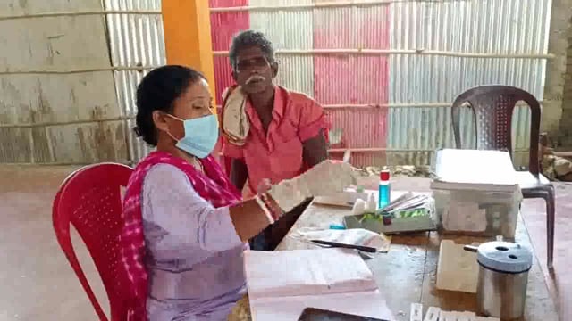 कोरोना से बचाव को लेकर जगरनाथपुर पंचायत के हरिपुर गांव में कोविड टीकाकरण शिविर का हुआ आयोजन,कुल 17 लोगों को दिया गय टिका