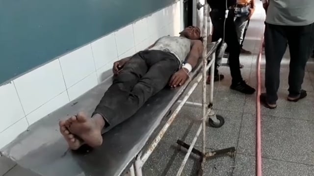 बिजली तार की चपेट में आने से तीन मजदूर घायल