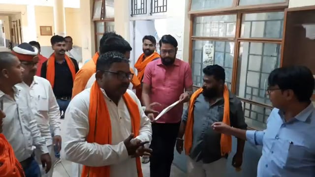 रास्थान में हुई घटना के विरोध में उतरा हिन्दू जागरण मंच सौपा ज्ञापन की फ़ासी की मांग #hindujaagrnd manch #उदयपुर राजस्थान