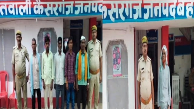 बहराइच: शांतिभंग के मामले में 6 गिरफ्तार