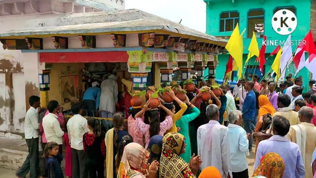 बंट में कलश यात्रा के साथ हुआ अखंड रामायण पाठ का शुभारंभ