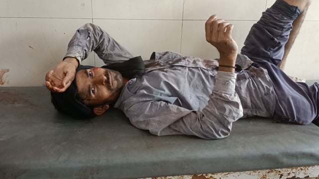 बिस्वरिया के पास अज्ञात वाहन की ठोकर से साइकिल सवार हुआ घायल अस्पताल में इलाज जारी