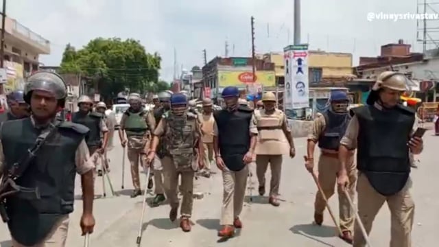 दंगा नियंत्रण योजना येलो स्कीम का रिहर्सल किया गया