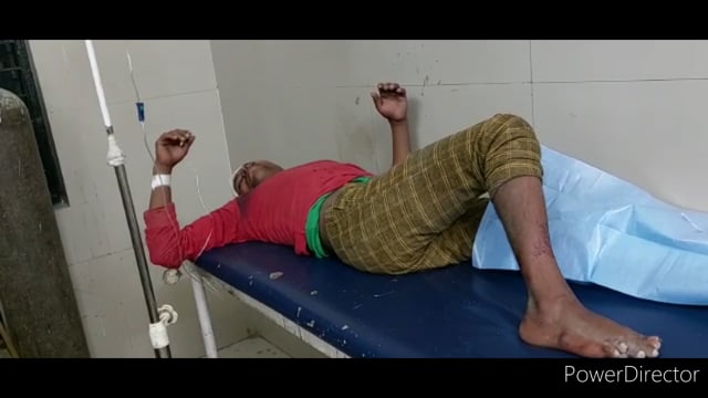 कार सवार ने बाइक सवार को मारी टक्कर जिला अस्पताल में भर्ती