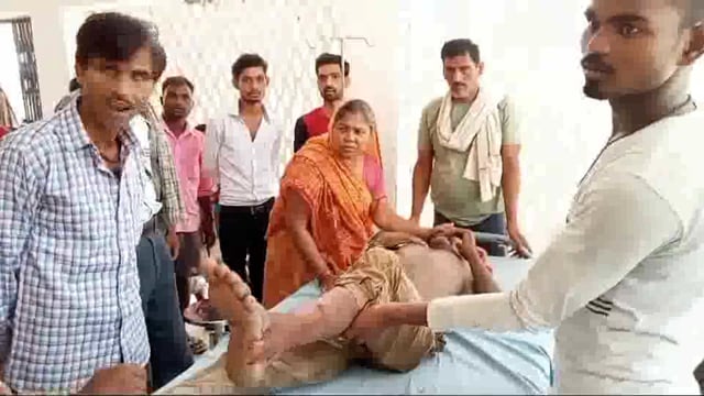 चपरी गांव के समीप साइकिल और बाइक की टक्कर में तीन जख्मी