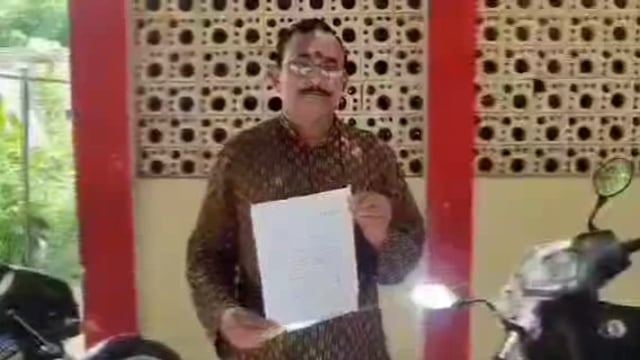 जालौन:कोंच,प्रधानाचार्य ने विद्यालय के गेट से अतिक्रमण हटाये जाने को लेकर दिया पत्र