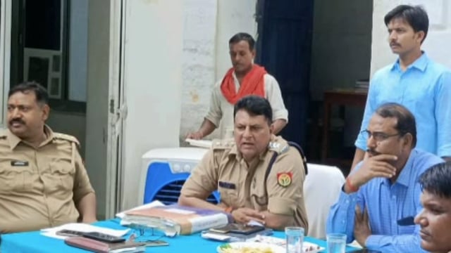 चुनार मिर्ज़ापुर: पीस कमेटी की बैठक का आयोजन